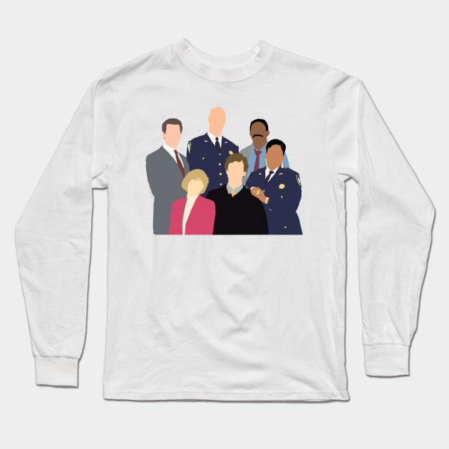 Night Court Long Sleeve T-Shirt by FutureSpaceDesigns